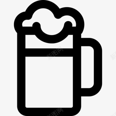 啤酒节品脱啤酒啤酒节5直系图标图标