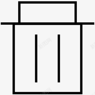 回收垃圾桶回收  删除 垃圾桶图标