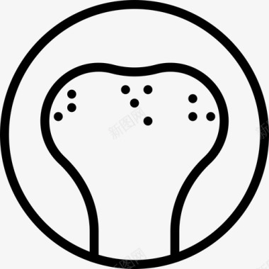 牛头骨骨医疗器械2线性图标图标