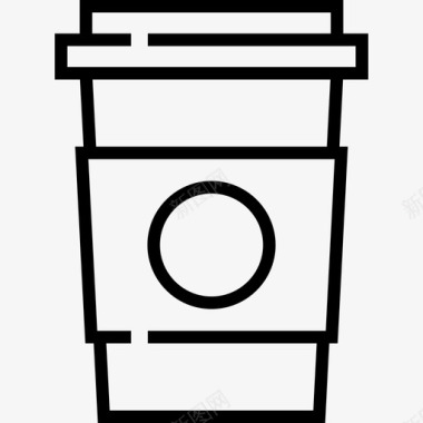 咖啡食物7直系图标图标