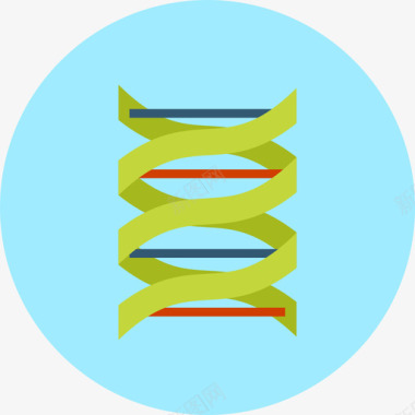 DNA海报Dna化学元素圆形图标图标