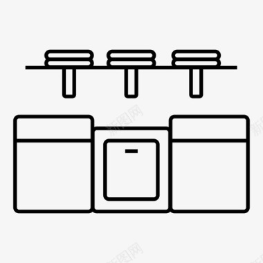 家具品牌标志厨柜家具家居图标图标