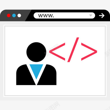 智能手机开发浏览器web开发平面图标图标