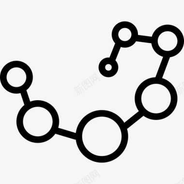 科学健康饮食化学科学2线性图标图标