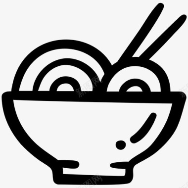 面条食品日式图标图标