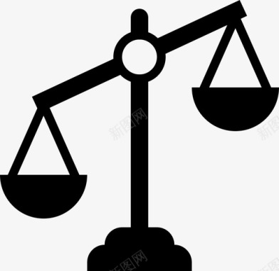 平衡秤公正法律图标图标
