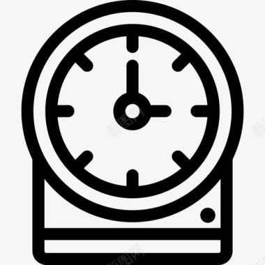 时钟工具和用具初创企业和新业务概述图标图标