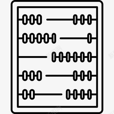 算盘办公商务2号线128px图标图标
