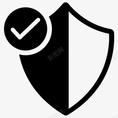 验证安全保护保证防护盾图标图标