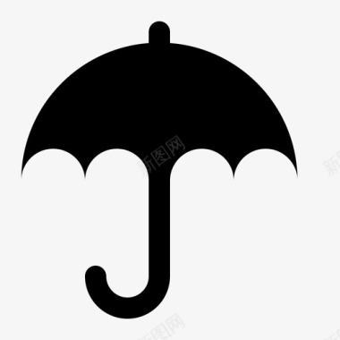 伞阳伞遮阳图标图标