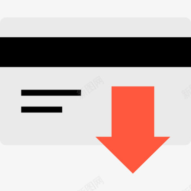 圆角信用卡信用卡购物电子商务2持平图标图标