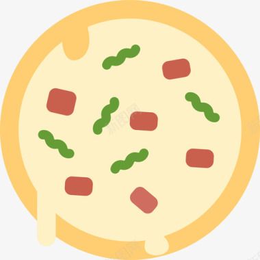 披萨美食套餐平板图标图标