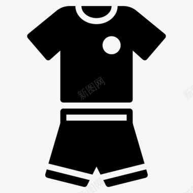 球衣衣服足球图标图标