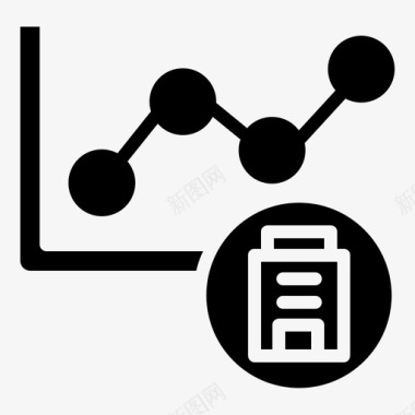 矢量公司标识图表分析建筑图标图标