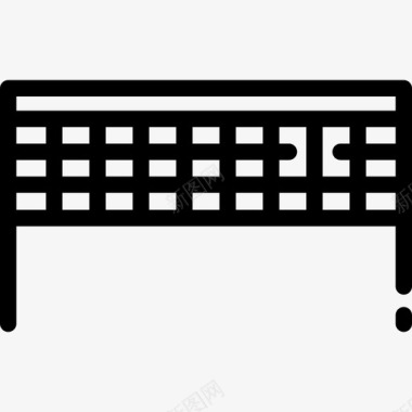 排球网奥运会3直线型图标图标