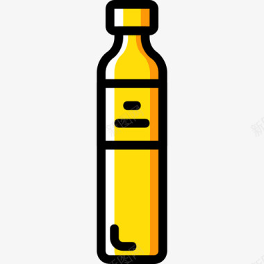 水瓶美食黄色图标图标