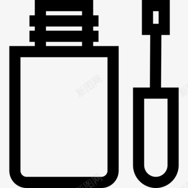 沥青液校正液印刷品5线性图标图标