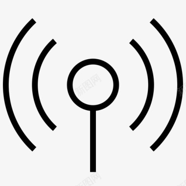 移动界面wifi通信对话图标图标