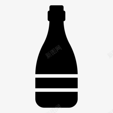 马克瓶子饮料马克杯图标图标