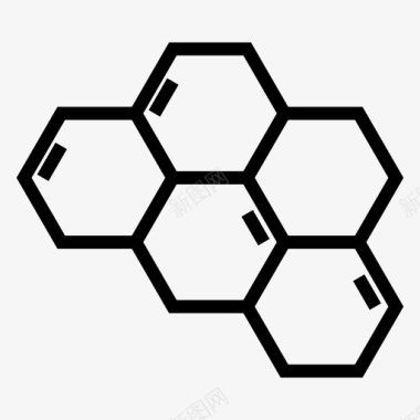 活性分子链化学化合物图标图标