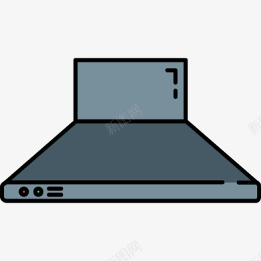 欧瑞家具抽气罩家具16颜色128px图标图标