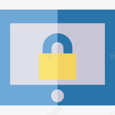 公共标识安全计算机计算机安全2扁平图标图标