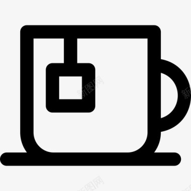 茶商务和办公室9直系图标图标