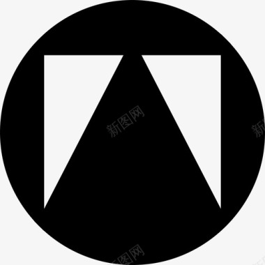 三角形形状5填充图标图标