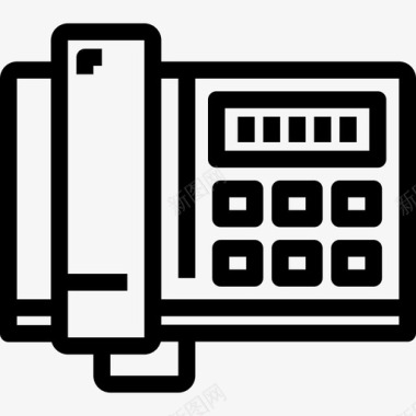 桌椅家具电话家具和家用直拨电话图标图标