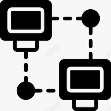 搜索历史记录图标网络搜索引擎优化分析坚实填充图标图标