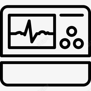 易养殖心脏病学心电图心脏监护仪图标图标