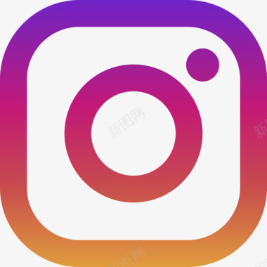 眼睛标志Instagram社交媒体徽标2扁平图标图标