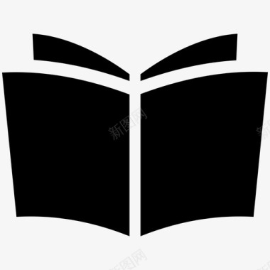 阅读书本开放式图标图标