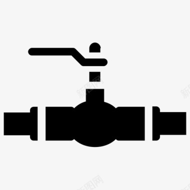 气阀球阀管道阀门图标图标