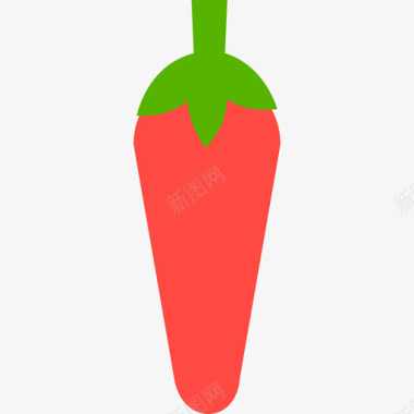 辣椒食物水果和蔬菜图标图标