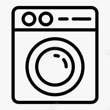 洗衣机洗衣机家用电器图标图标