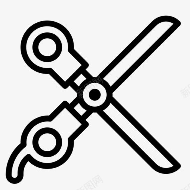 剪刀裁剪工具图标图标