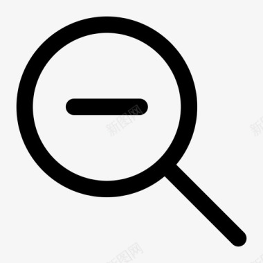 用户搜索搜索减号界面小图标图标