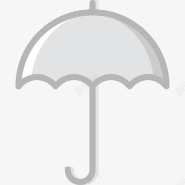 伞必备品2线性颜色图标图标