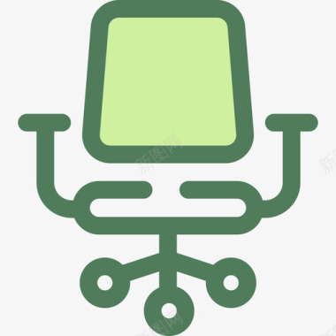 办公桌椅商务和办公室4佛得角图标图标