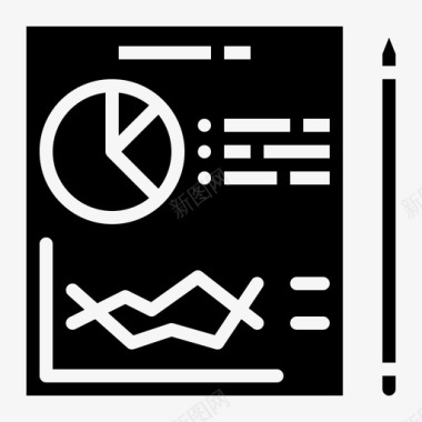 数据化分析免抠计划分析图表图标图标