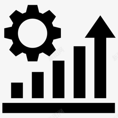 条形矢量业务管理条形图数据管理图标图标