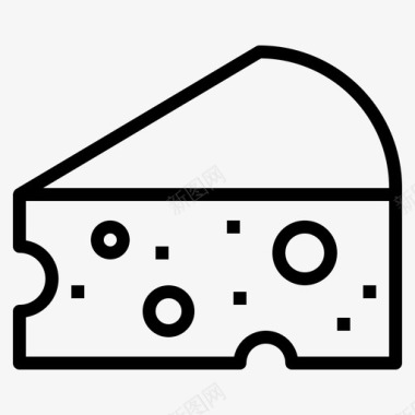 乳酪奶酪肥育奶酪食品图标图标
