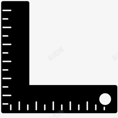 可爱直尺测量工具响应图标图标