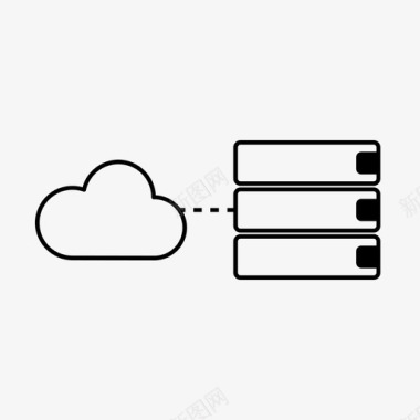 云服务器数据服务器云连接服务器图标图标