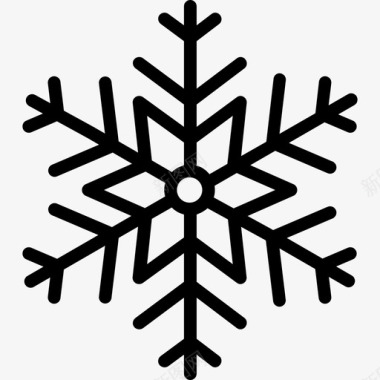 飘舞雪花素材雪花圣诞元素2直线图标图标