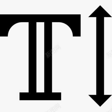 IP7文本高度网页7线性图标图标