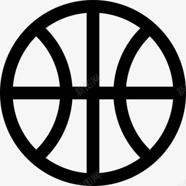 篮球篮球套路直线型图标图标
