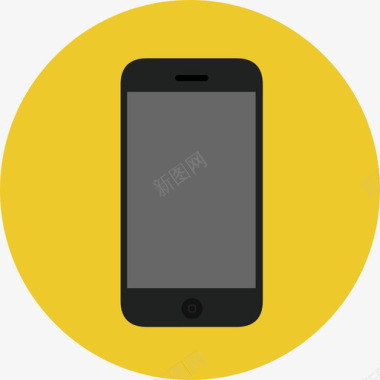 智能手机seo2圆形平面图标图标