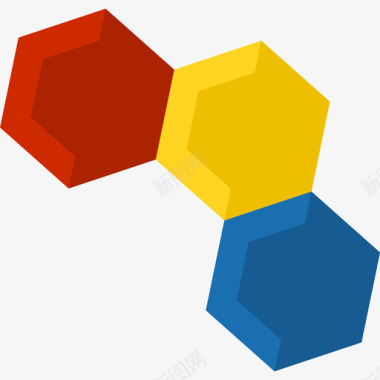 分子高中元素扁平图标图标